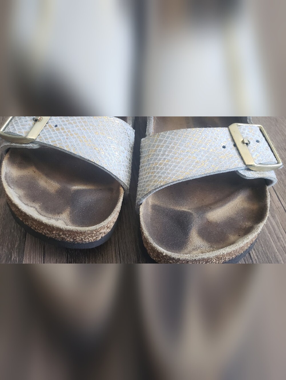 Birkenstocks Womens Size 37 Light Blue - Picture 8 of 8